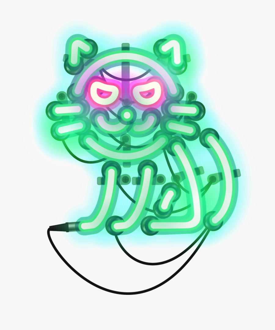 Green Watercolor Hand Painted Tube Animal Transparent - Illustration, Transparent Clipart