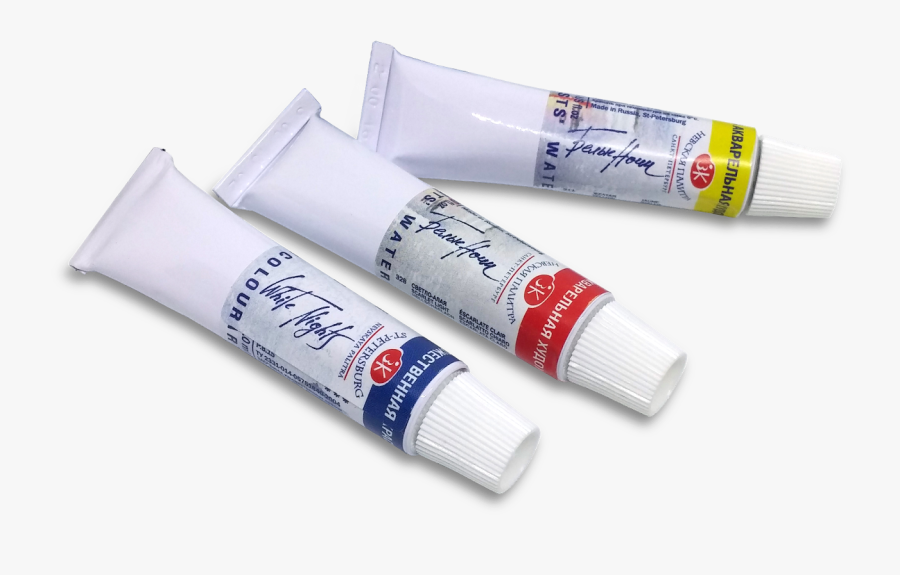 Review White Nights Watercolor Tubes - White Nights Watercolor Tubes, Transparent Clipart