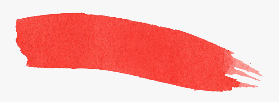Red Paint Png - Red Watercolor Stroke Png, Transparent Clipart