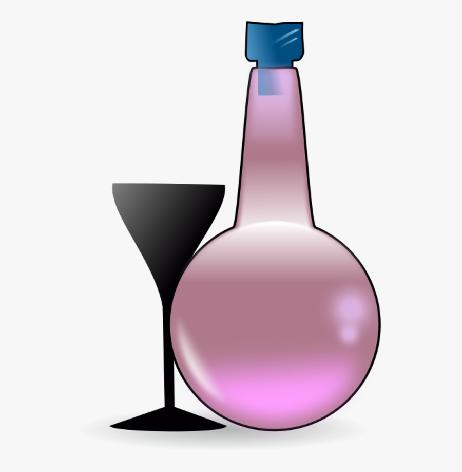 Bottle Of Absinth - Glass Bottle, Transparent Clipart