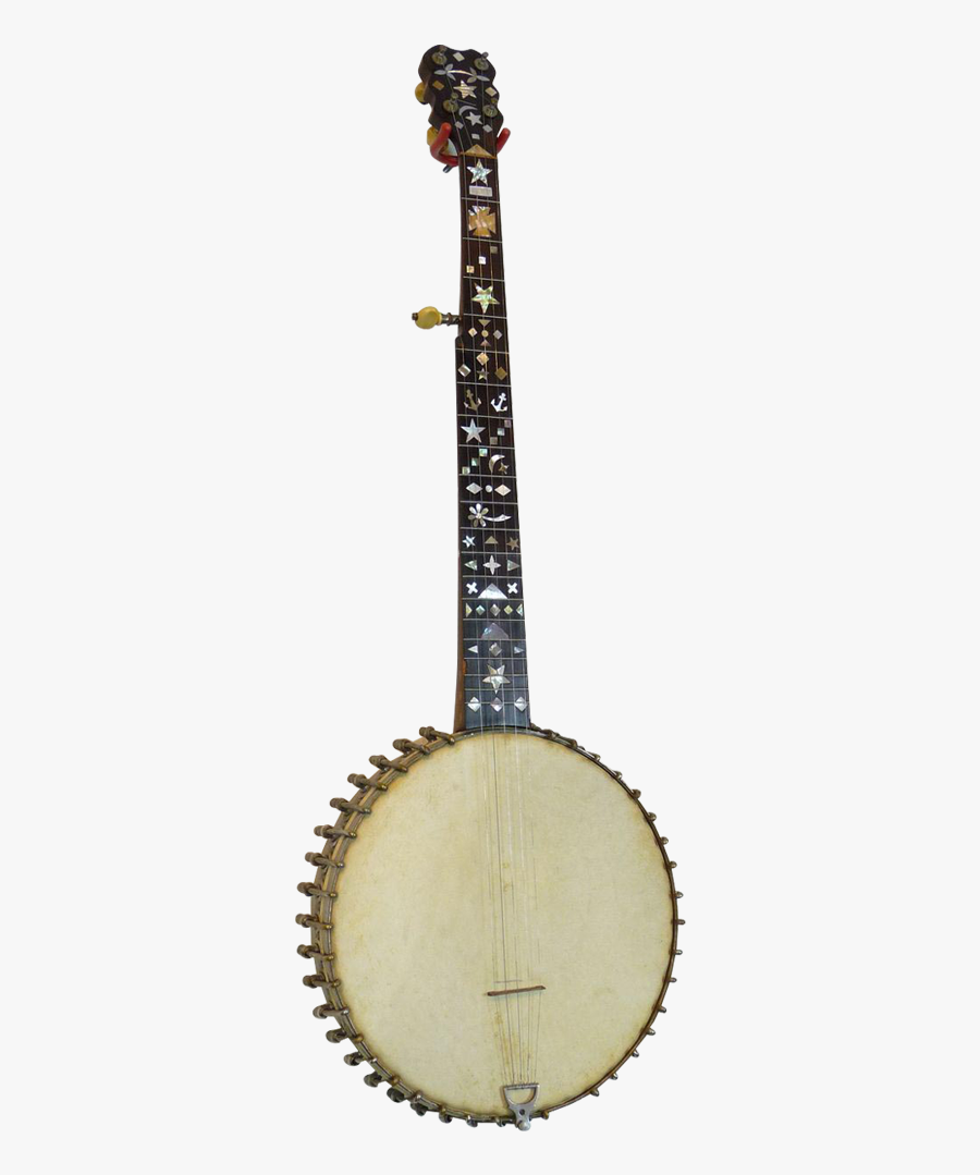 Joseph Ricketts Philadelphia Circa - 19 Fret 5 String Banjo, Transparent Clipart