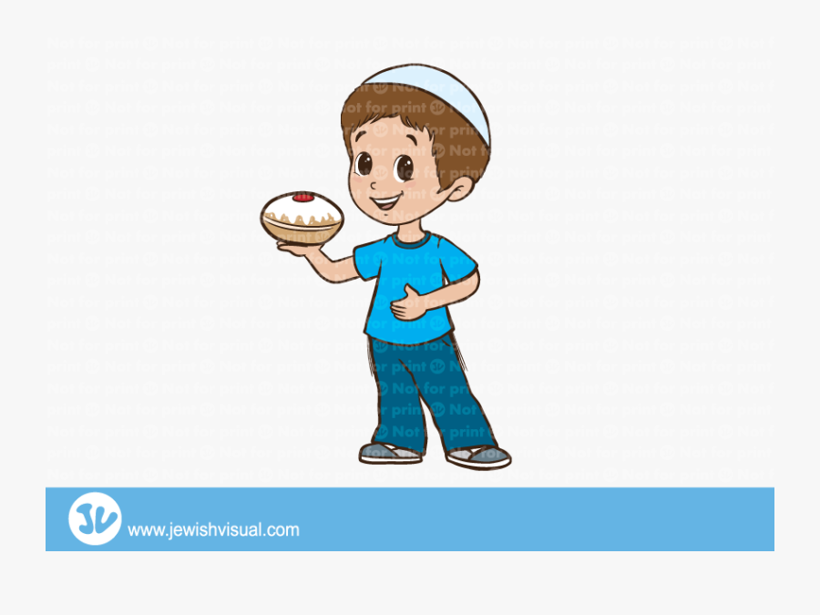 ילד אוכל סופגניה - ילד מחזיק עיפרון, Transparent Clipart