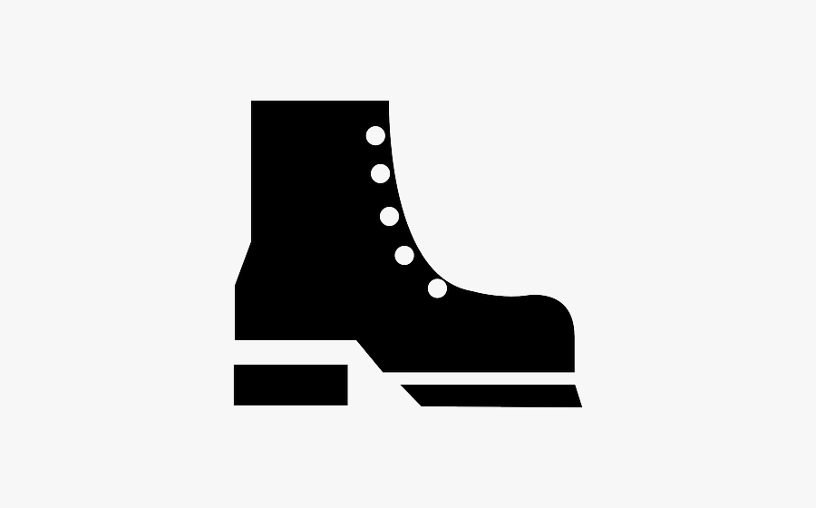 Safety Shoes Black Clipart, Transparent Clipart