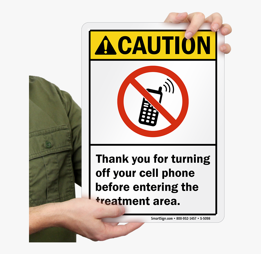 Transparent Cell Phone Symbol Png - Caution Floor Slippery When Wet Sign, Transparent Clipart