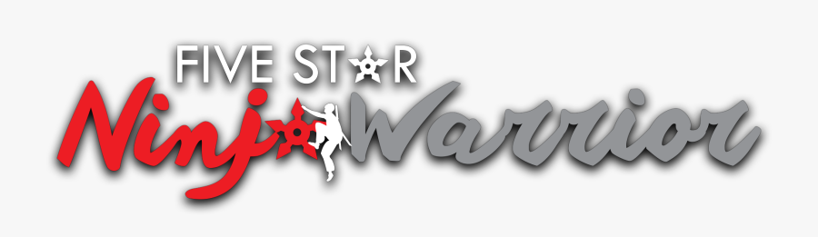 Five Star Ninja Warrior - Graphic Design, Transparent Clipart