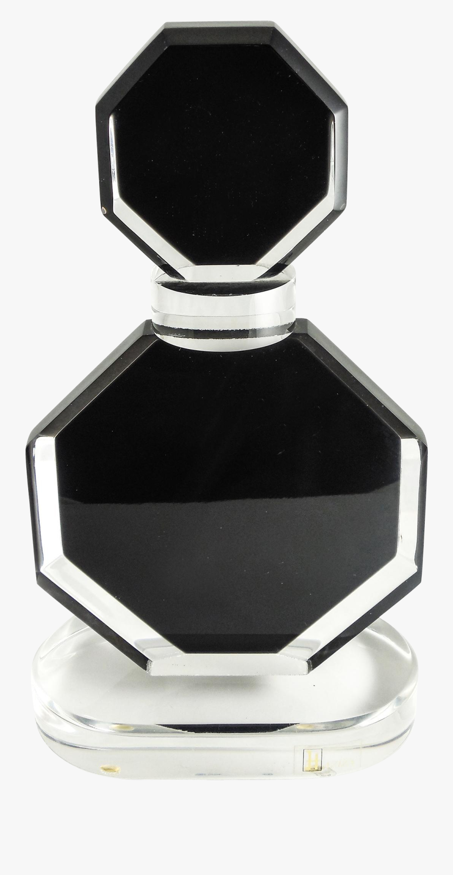 Black Perfume Bottle Transparent, Transparent Clipart