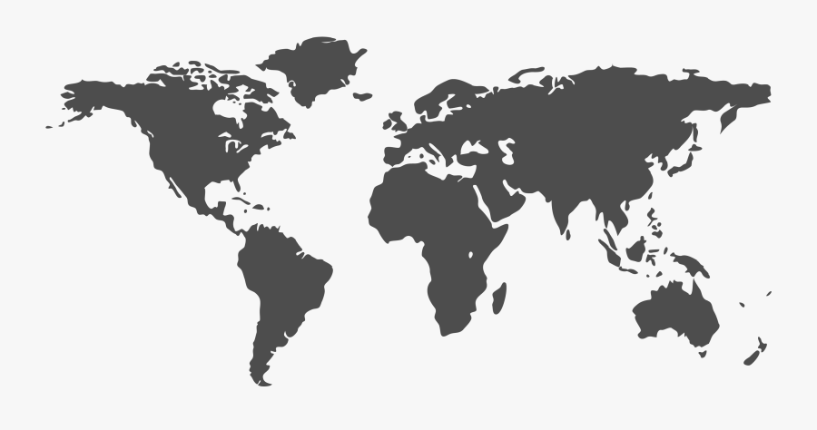 Vector World Map Png, Transparent Clipart