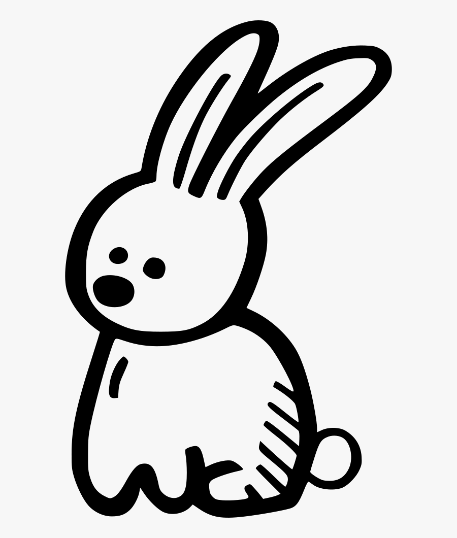 Bunny Comments - Cartoon - Cartoon, Transparent Clipart
