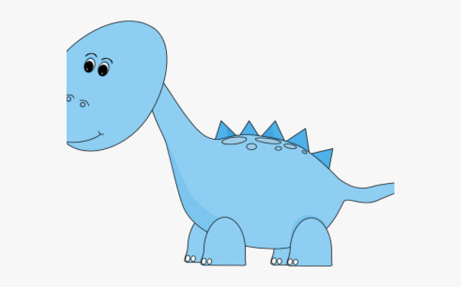 Blue Dinosaur School Clipart, Transparent Clipart