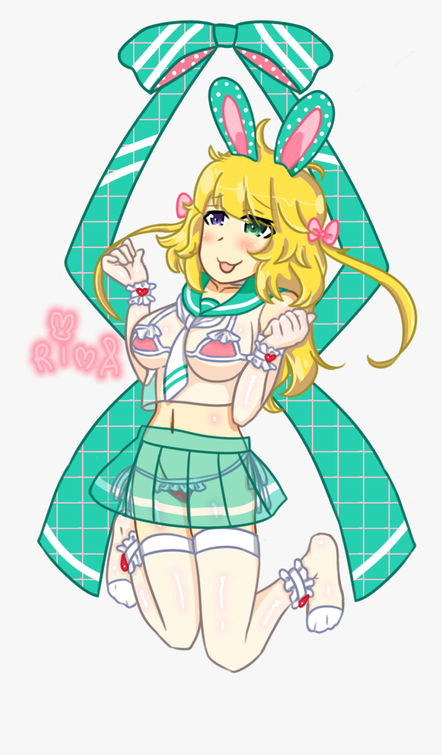 Spring Bunny Maiden Ryouna - Cartoon, Transparent Clipart
