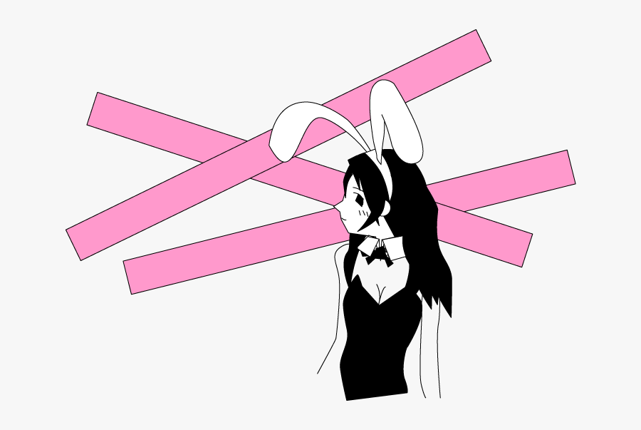 Playboy Bunny Rabbit - Free Vector, Transparent Clipart