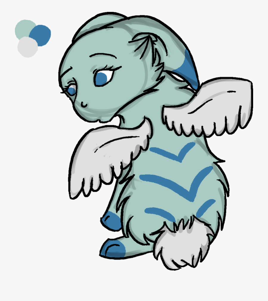 Bunny With Wings, Transparent Clipart