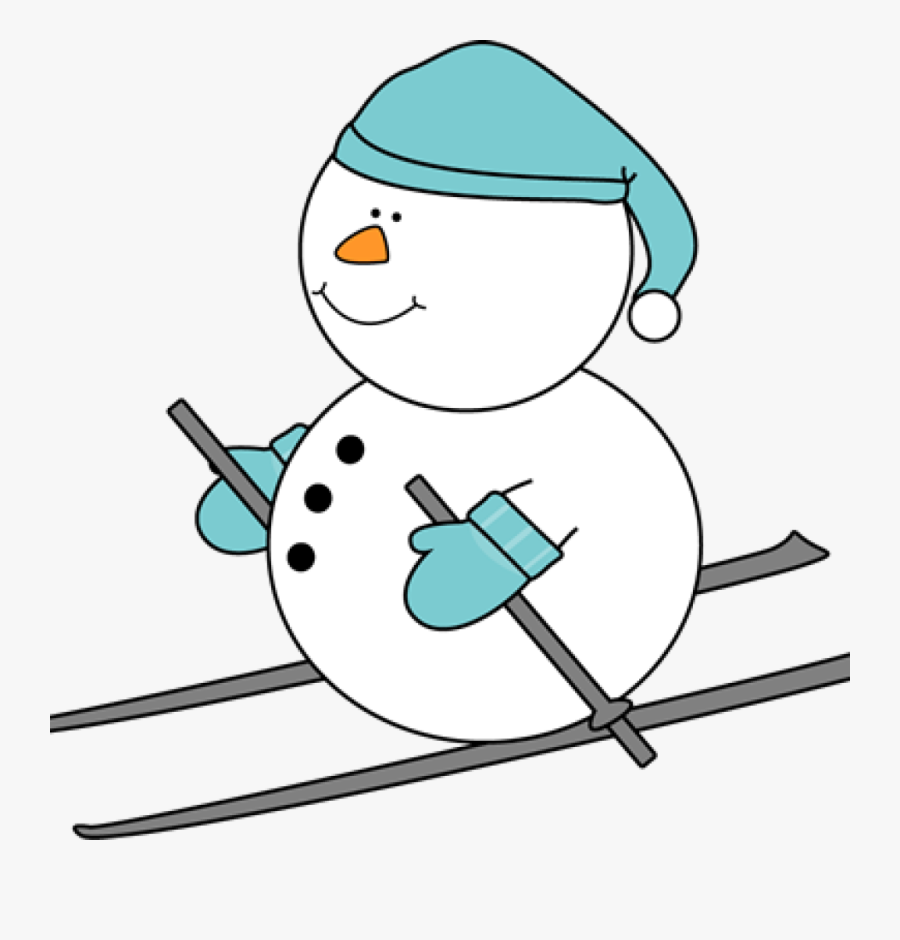 Ski Clipart Snow Ski - Skier Clipart Transparent Background , Free