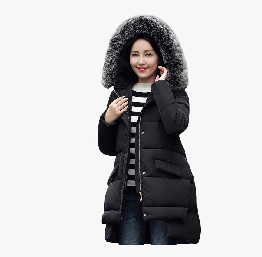 Winter Clipart Parka - Hood, Transparent Clipart