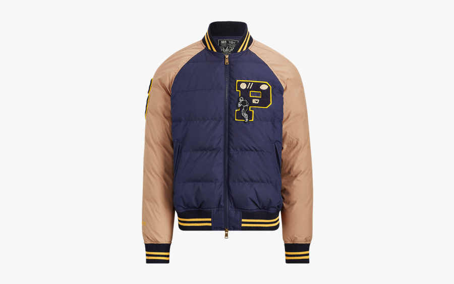 Clip Art Polo Letterman Jacket - Pocket, Transparent Clipart