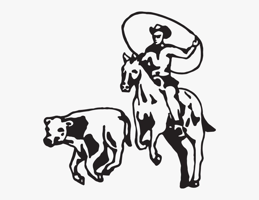 Clip Art Roping Bull - Team Roping, Transparent Clipart