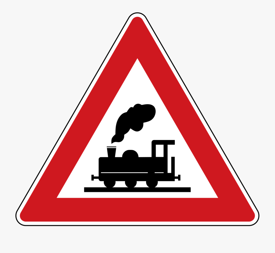 Czech Republic Road Sign A - Men At Work Traffic Sign, Transparent Clipart