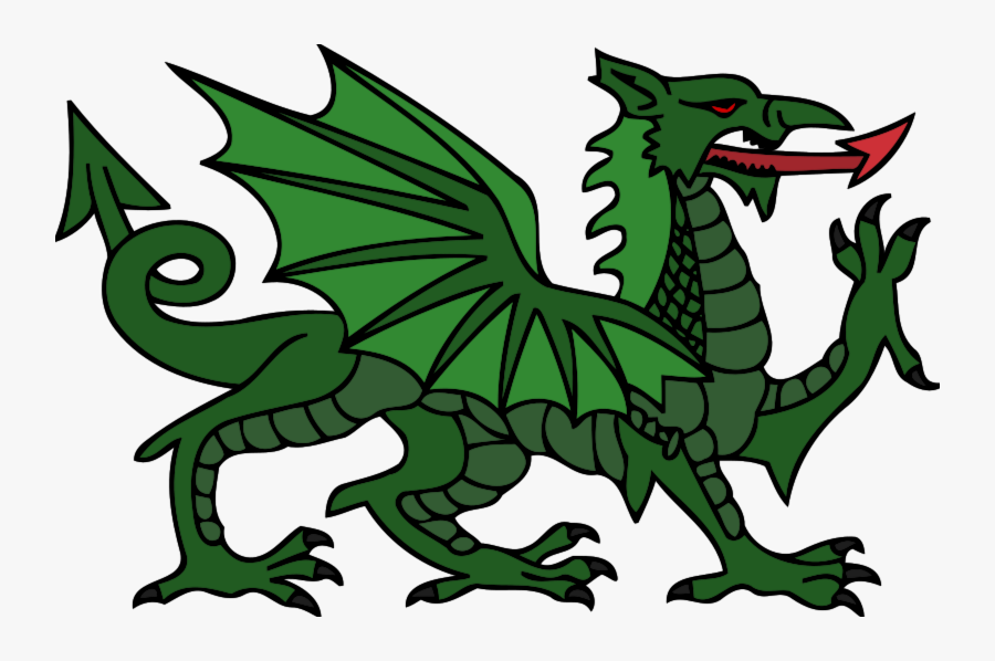 Clipart Of Dragon, Fantasy And Ba - Does The Wales Flag Look Like, Transparent Clipart