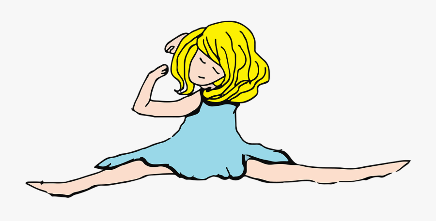 Girl Character Exercise Free Picture - Exercise, Transparent Clipart