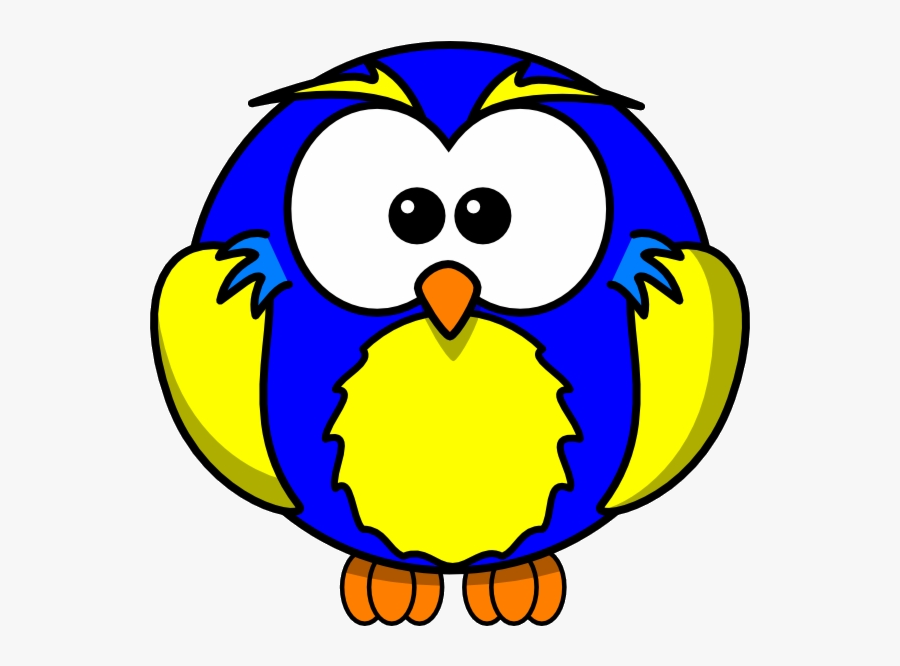 Yellow Owl Cartoon Clipart Transparent Png - Cute Cartoon Animals Clipart, Transparent Clipart