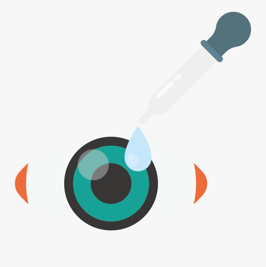 Logo Brand Illustration - Eye Drops Cartoon Png, Transparent Clipart