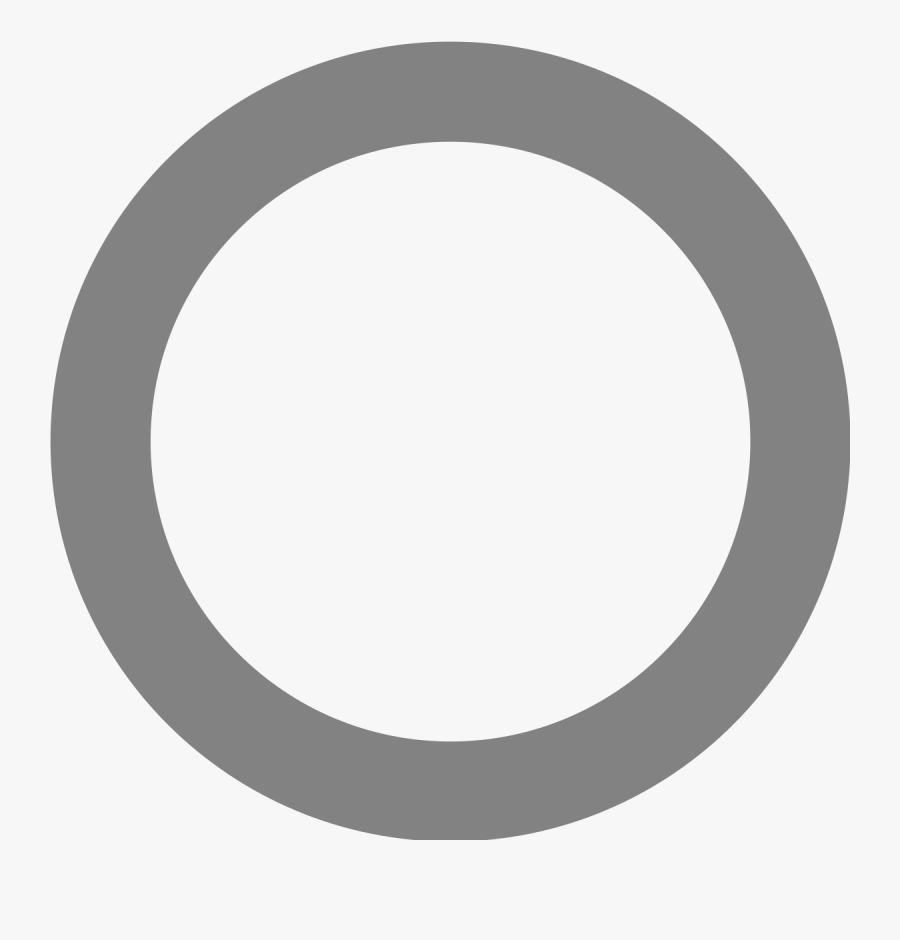 Grey Circle Icon Png, Transparent Clipart