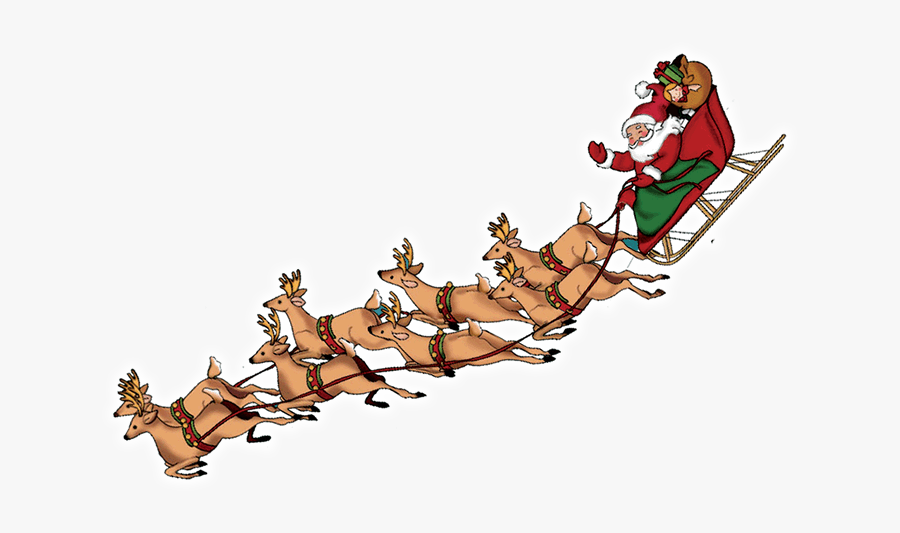 Clip Art Claus With Png Photo - Santa Claus Sleigh Png Transparent, Transparent Clipart