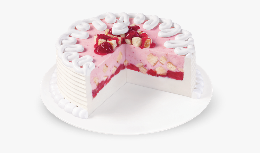 Clip Art Dairy Queen Cakes Coupons - Strawberry Cheesecake Dairyqueen Cake, Transparent Clipart