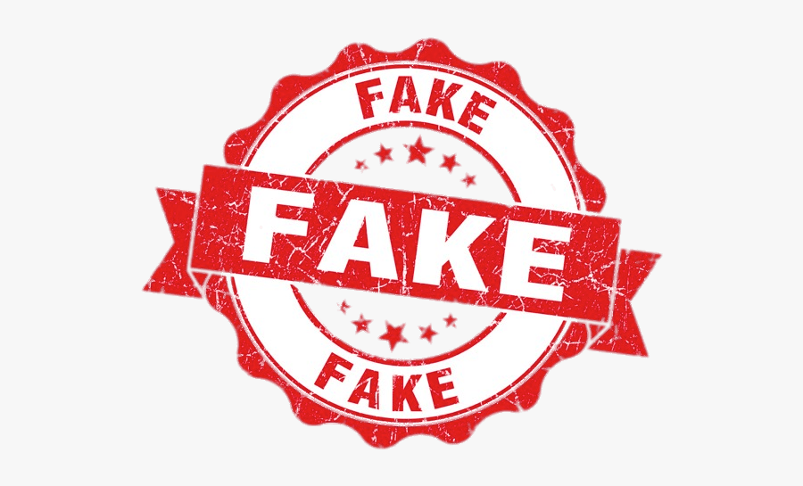 Fake Round Stamp - Fake News Symbol Transparent, Transparent Clipart