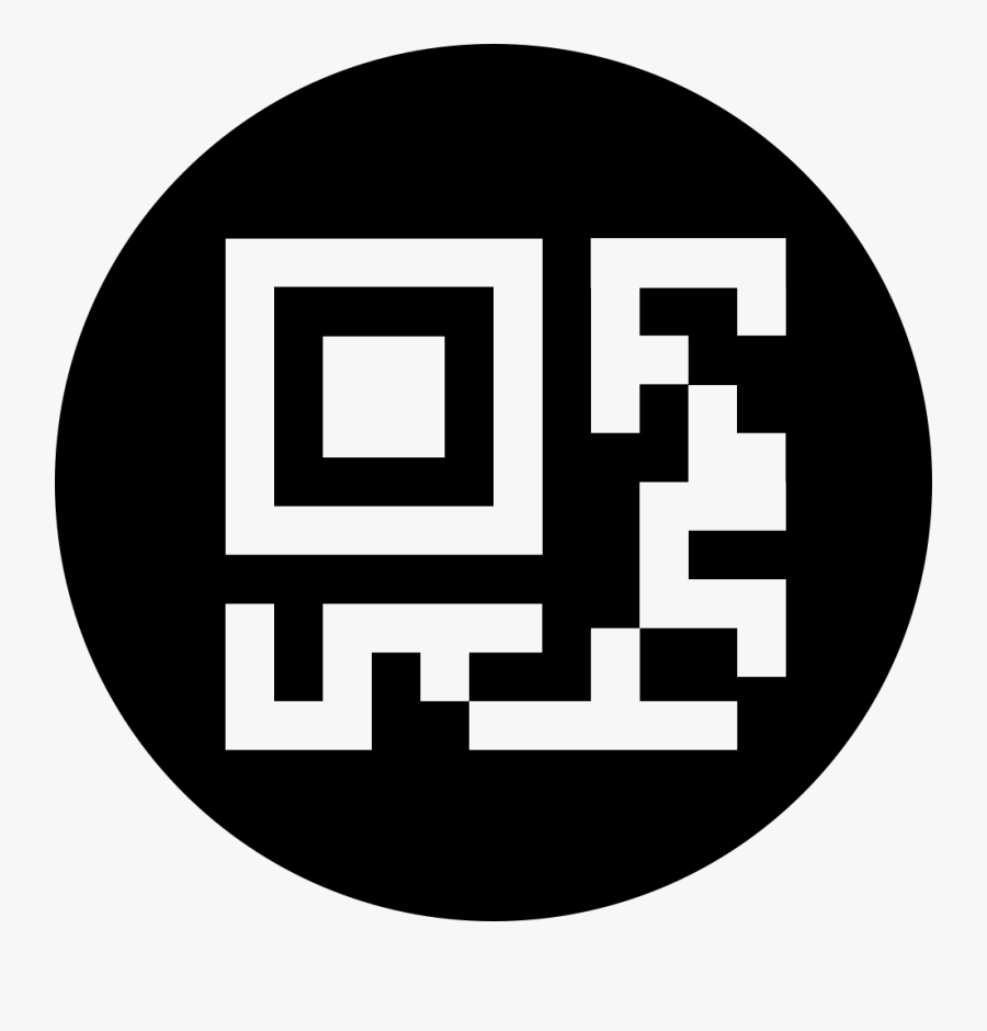 Barcode Svg Fake - Circle Qr Code Icon Png, Transparent Clipart