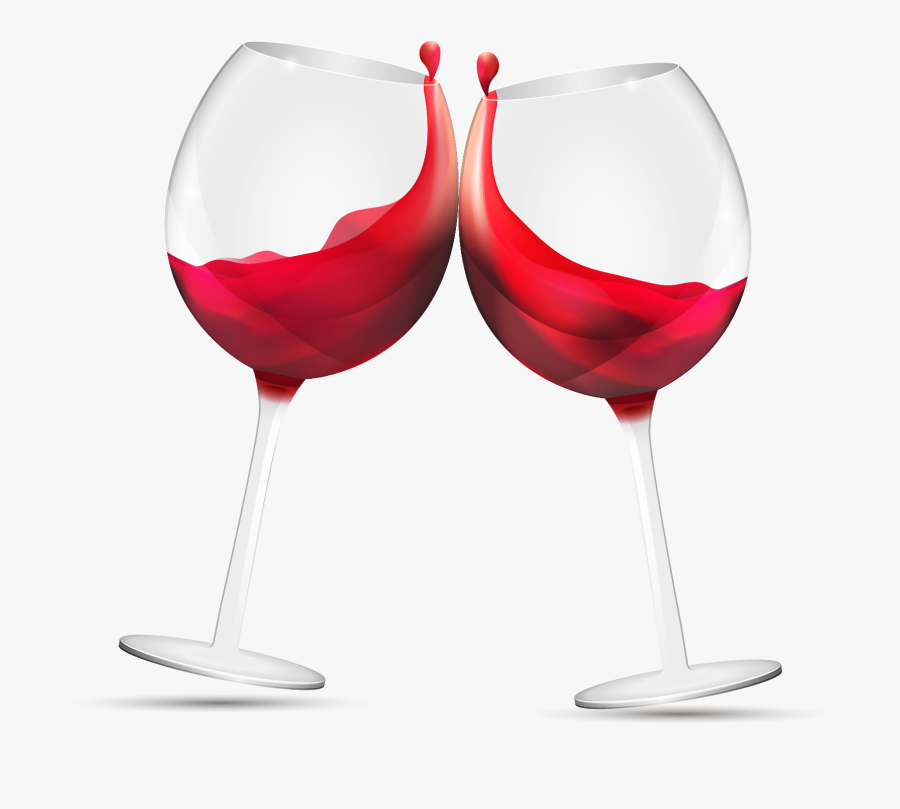 Glasses Red Wine Png Free Photo Clipart - Happy Birthday Wine Theme, Transparent Clipart
