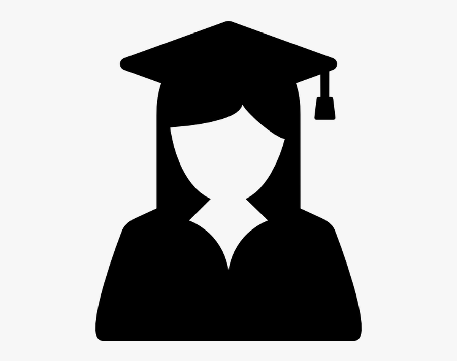 Female Svg Png Icon - Graduate Icon Png, Transparent Clipart