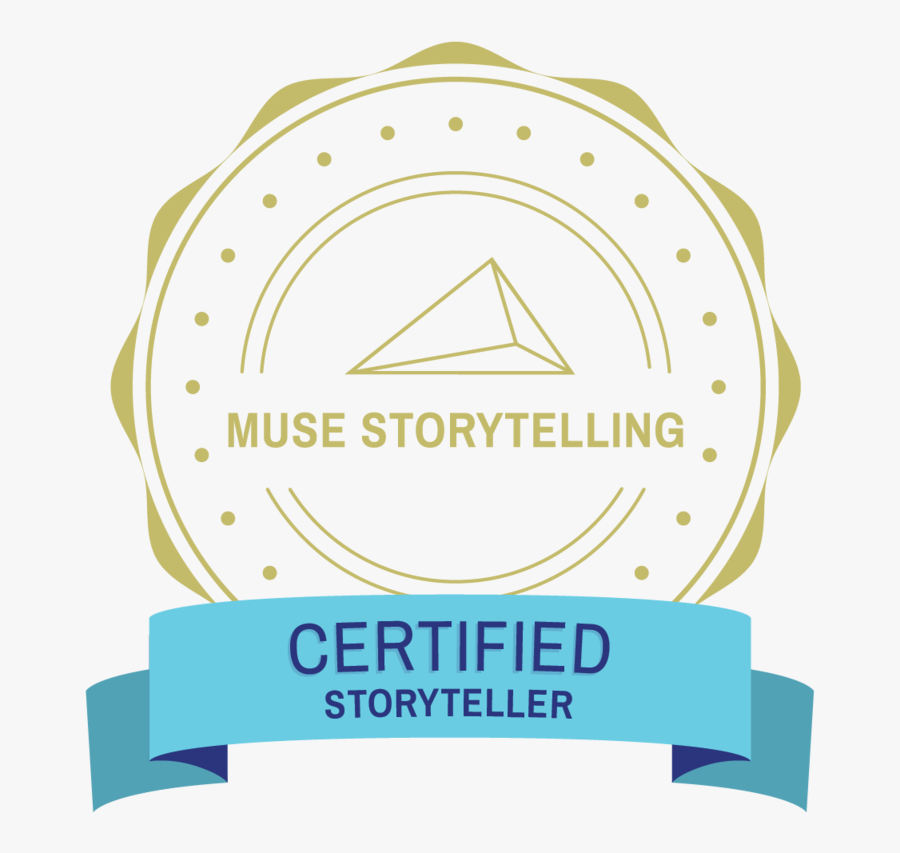 Muse Certified Icon V3 Storyteller Color - Illustration, Transparent Clipart