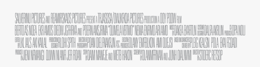 Clip Art Lines Greek Billing - Movie Poster Credit Png, Transparent Clipart