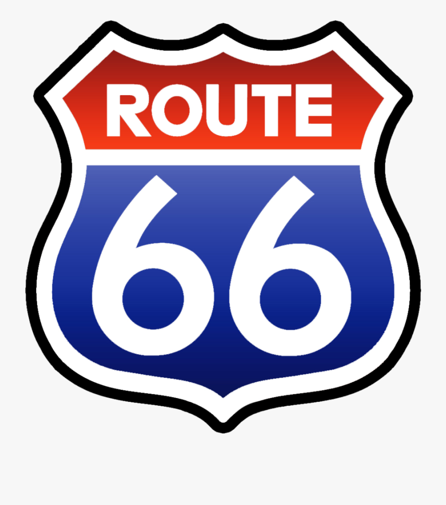 Best Route 66 Car Related Attractions Woodside Credit - Logo Route 66 Tattoo, Transparent Clipart