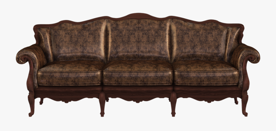 Furniture,couch,outdoor Furniture,napoleon Iii - Old Sofa Png, Transparent Clipart