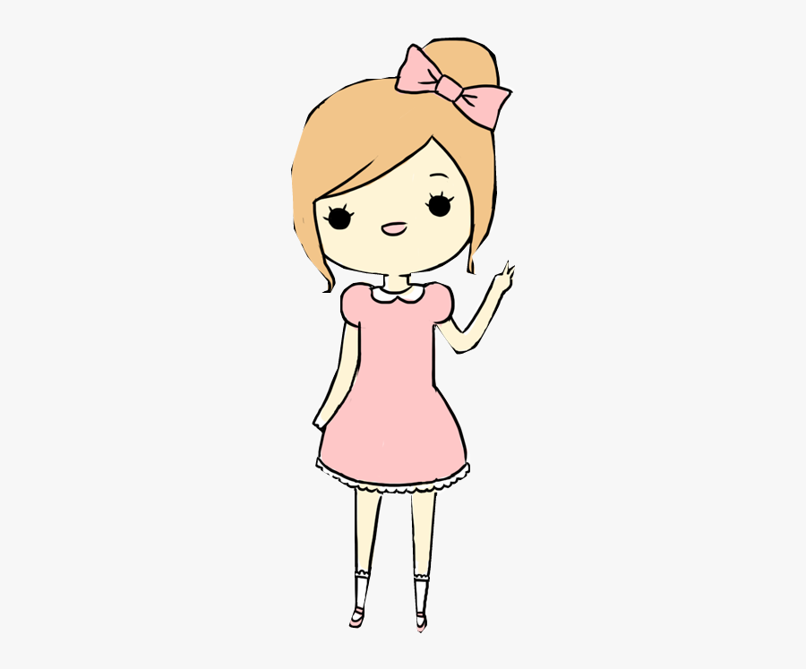 Kawaii Girl Transparent Png Clipart Free Download - Drawings Of Different Girls, Transparent Clipart