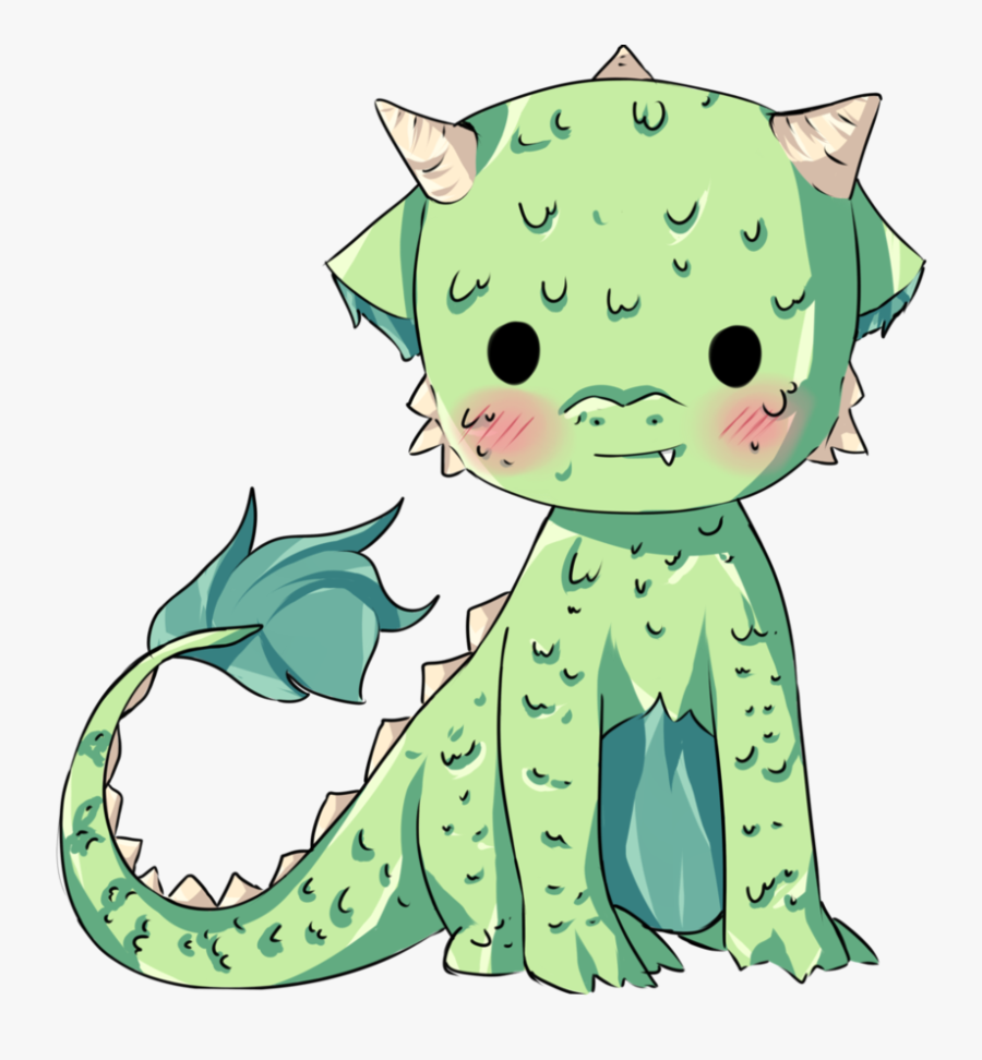 Kawaii Dragon Transparent, Transparent Clipart