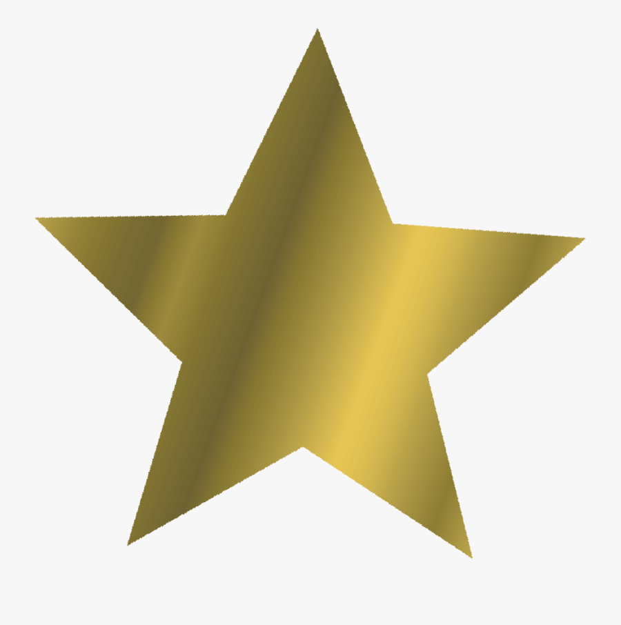 Gold Star Images - Gold Star Clip Art, Transparent Clipart