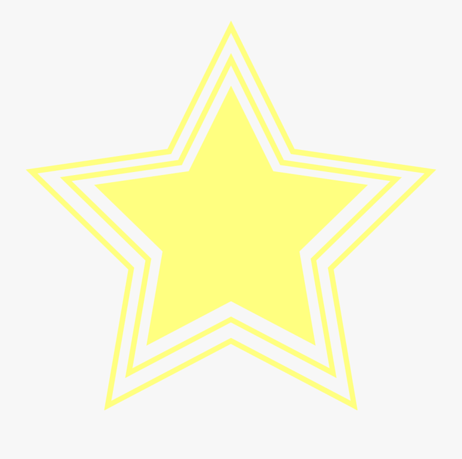 Transparent Yellow Stars Clipart - Yellow Star With No Background, Transparent Clipart