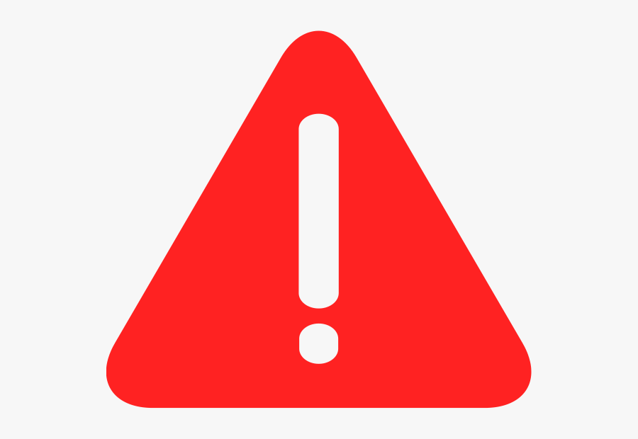 Красный Треугольник Пнг, Transparent Clipart