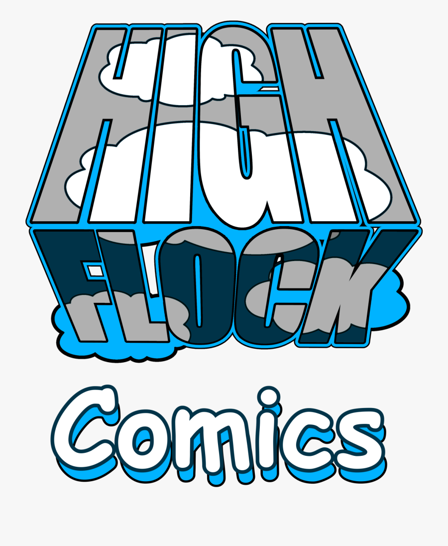 High Flock Comics Logo & Home Page, Transparent Clipart