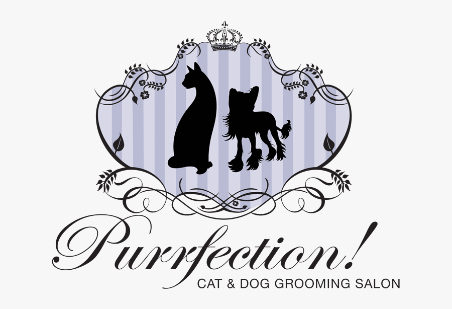 Purrfectioncatdog - Silhouette, Transparent Clipart