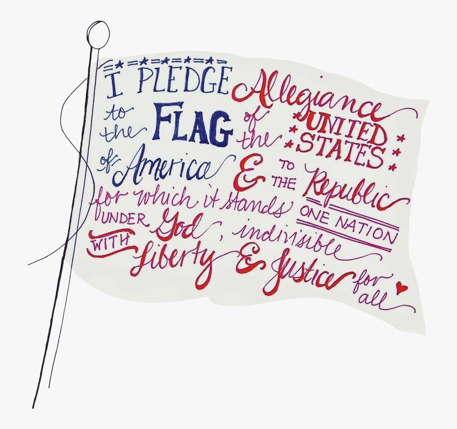 #flag #america #iloveamerica #celebrate #happy4thofjuly - Handwriting, Transparent Clipart