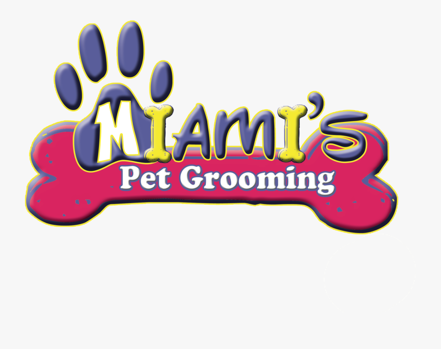 Miami's Pet Grooming, Transparent Clipart