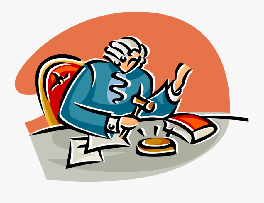 Judicial Judge Pounds For - Clip Art 7th Amendment, Transparent Clipart