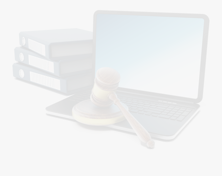 Gavel - Netbook - Netbook, Transparent Clipart
