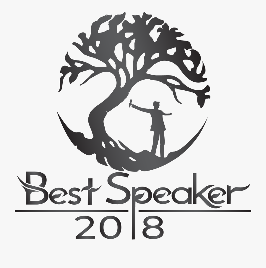 Best Speaker Best Speaker Logo- - Silhouette, Transparent Clipart
