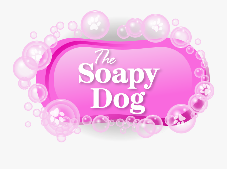 The Soapy Dog - Heart, Transparent Clipart