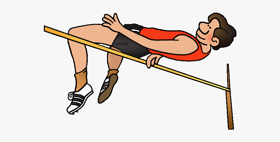 Jumping Clipart High Jump - Clipart Fosbury, Transparent Clipart